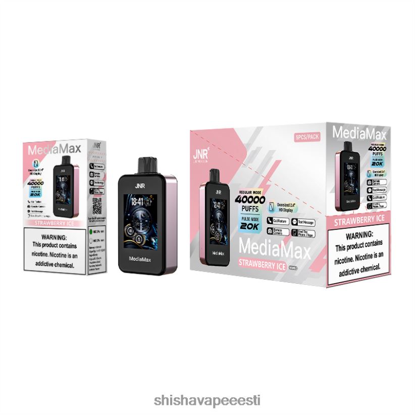 JNR MediaMax 40k pahvi 46D0TL17 maasikajää JNR vapes website